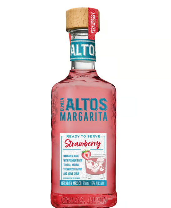 Olmeca Altos Strawberry Margarita Ready To Serve