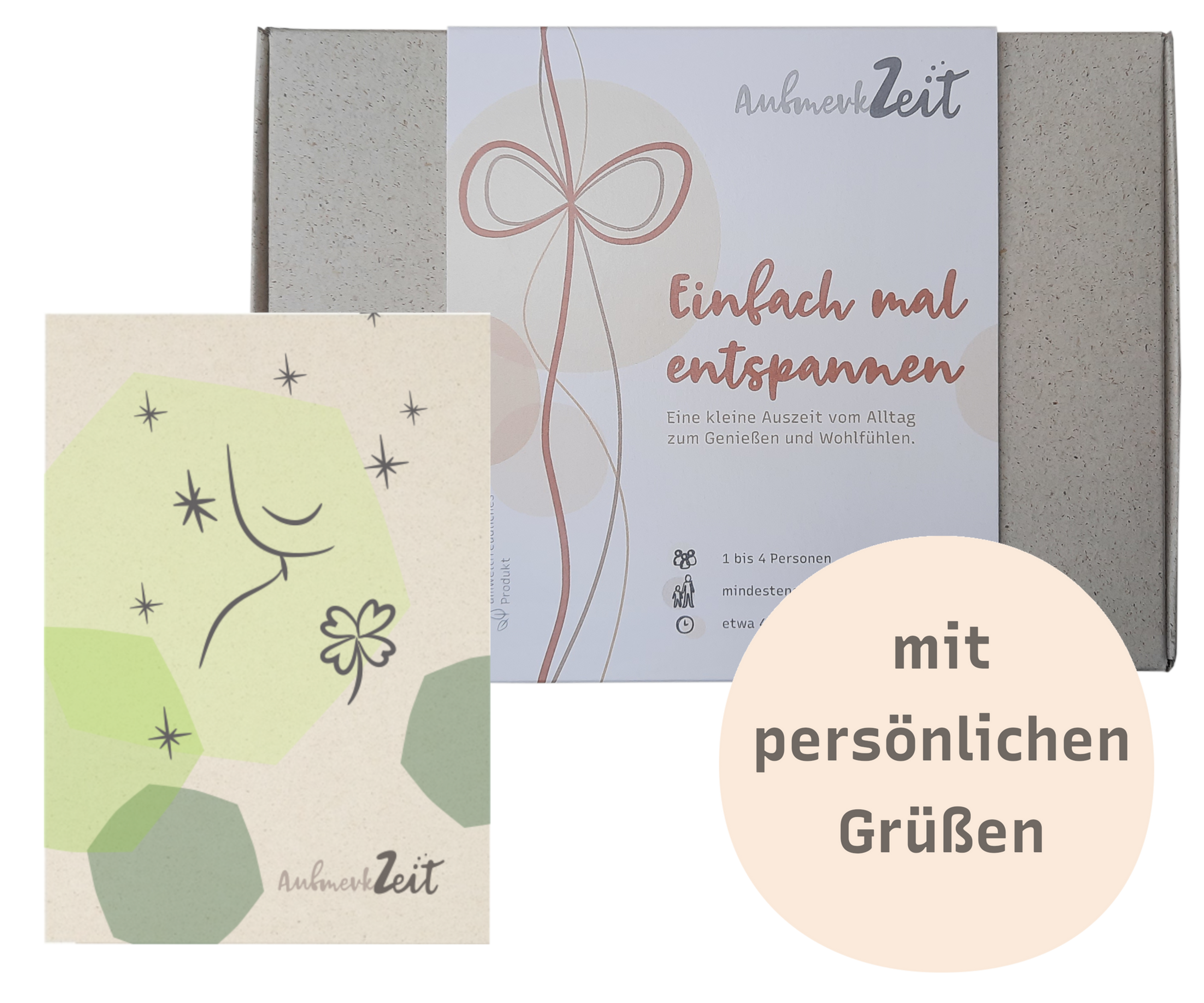 Einfach mal entspannen mit persönlichem Gruß