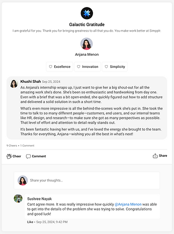 What people on the team had to say