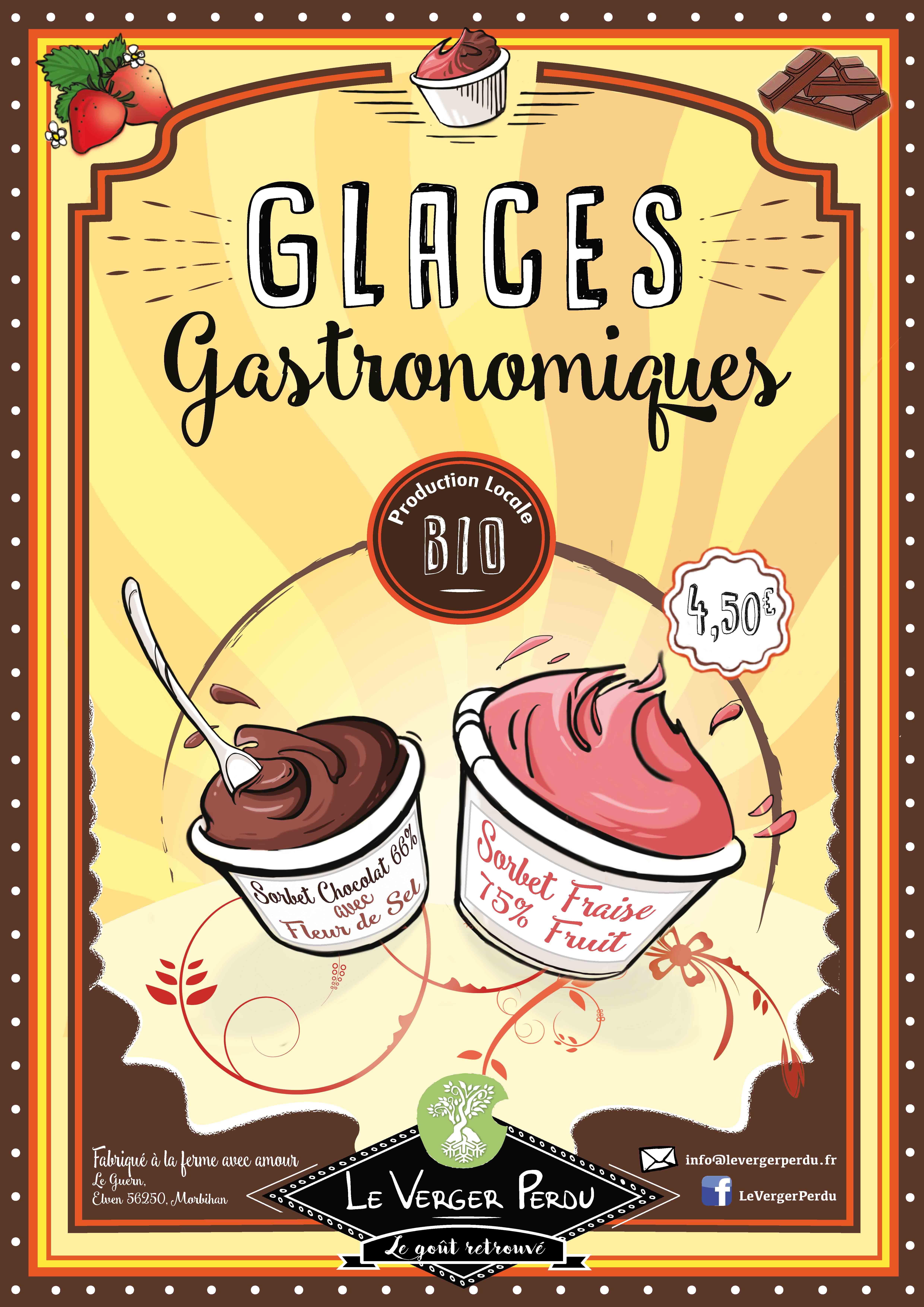 affiche glace le verger perdu