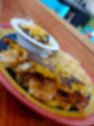 Shrimp Cachapas from El Gran Sabor