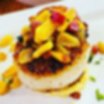 Seared scallop and corn from Ristorante Abruzzi