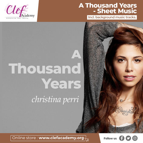 A Thousand Years - Sheet Music