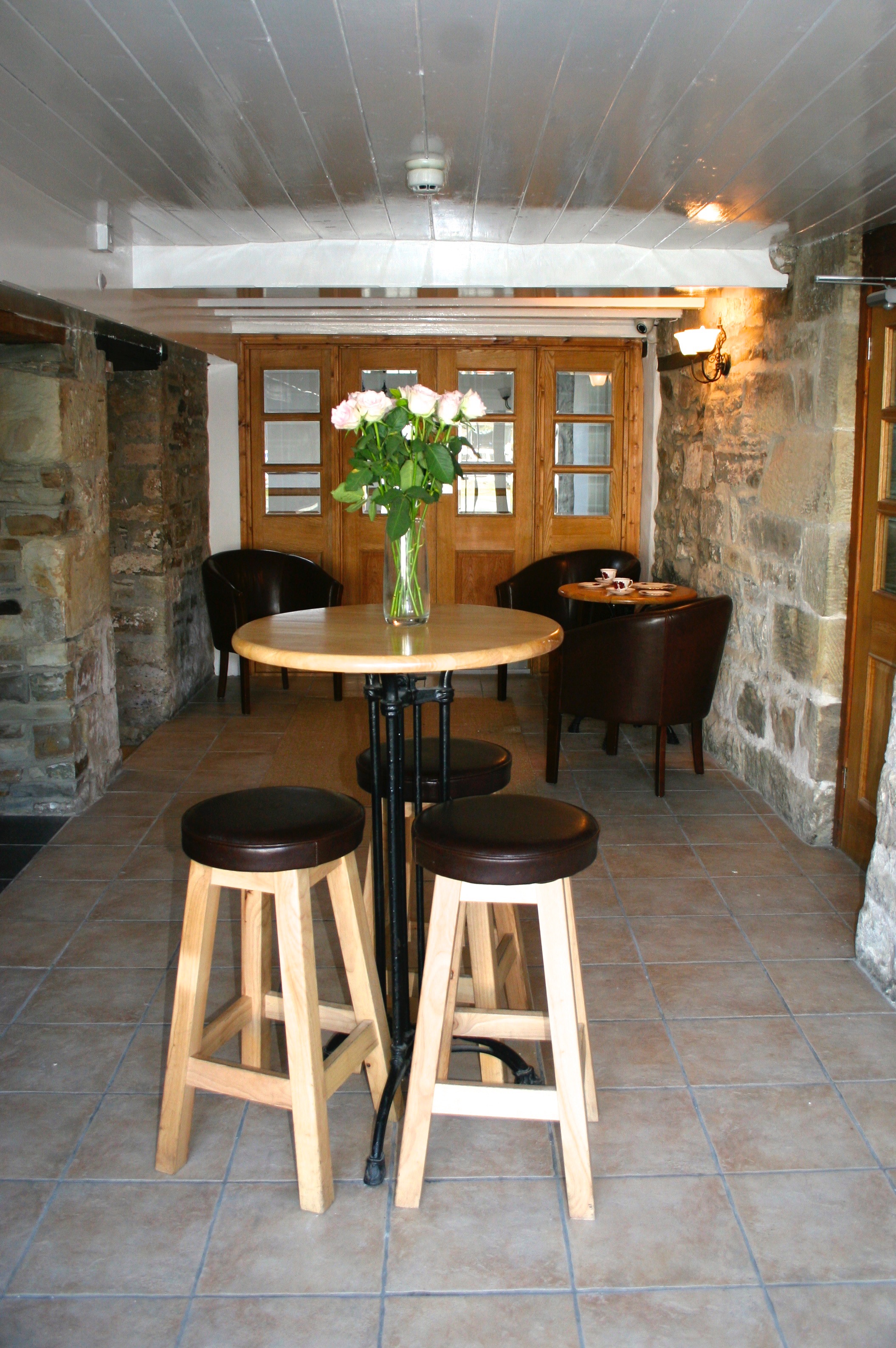 Reception in a hotel