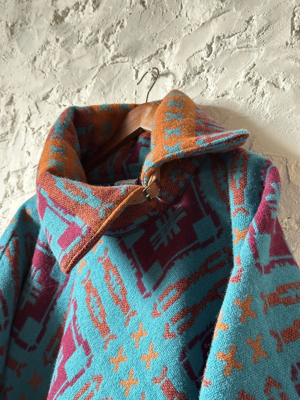 Thumbnail: Poncho in Welsh Blanket