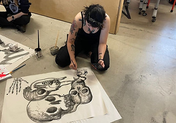 Me painting