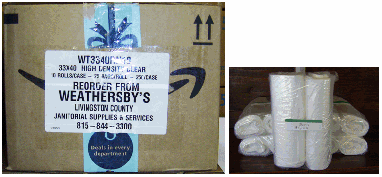 33x40 Trash Bags(Tall Kitchen) 250