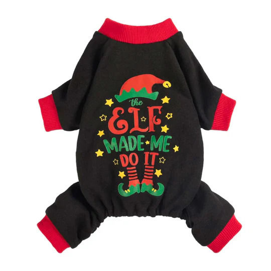 Elf Christmas Dog Pajamas