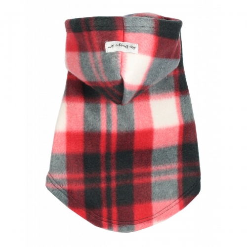 Hoodie Red Plaid