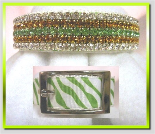 Summer Zebra Collar