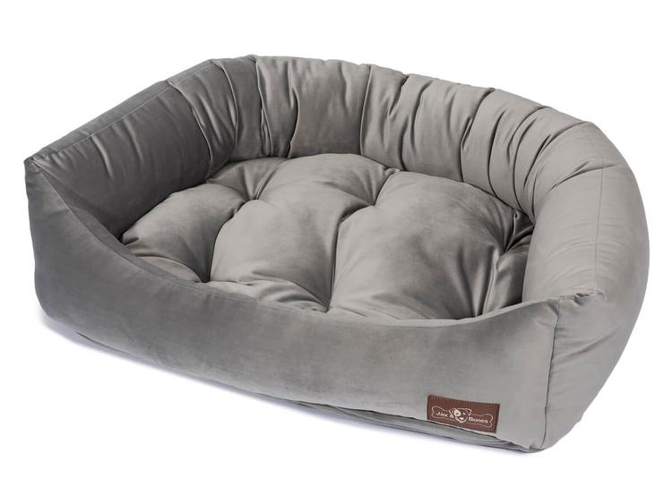 Grey Velour Napper