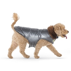 Silver Puffer Vest