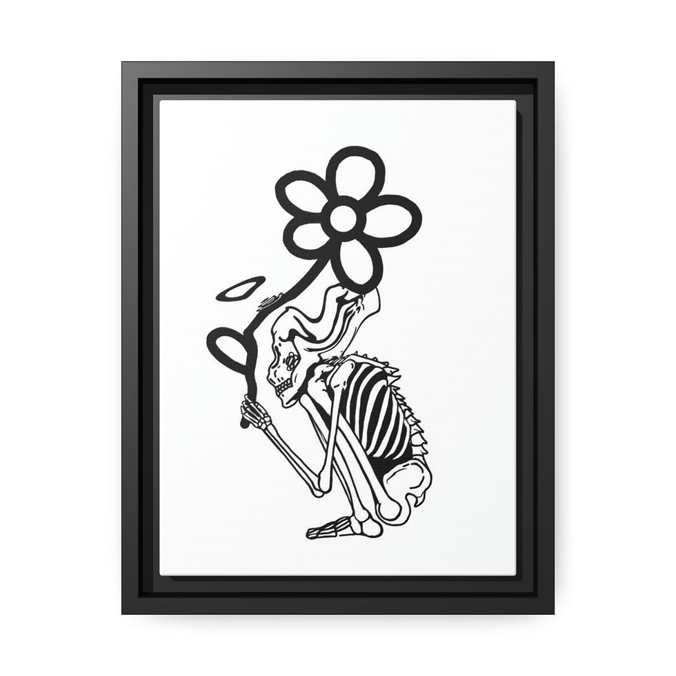Thumbnail: Love me Print - In Black Frame