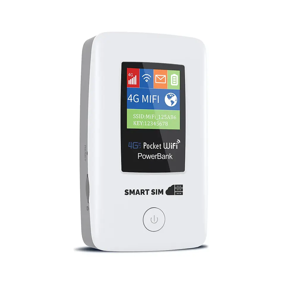 uTalki MiFi SmartSim 6000 front angle view on white background