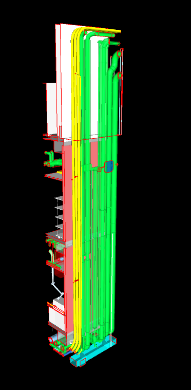 VDC 3D model of duct bank