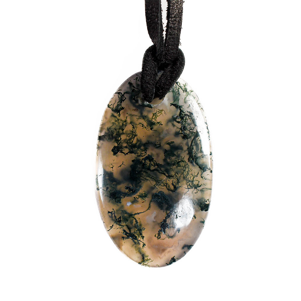 Moss Agate Pendant