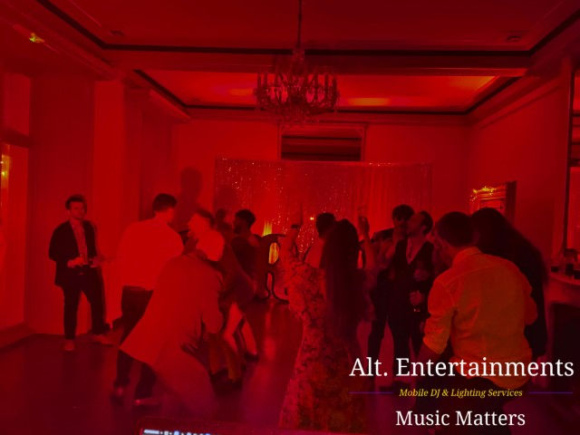 The historic beauty of Garthmyl Hall provides the perfect backdrop for a night of dancing.