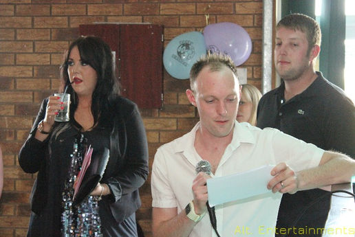 Heartwarming speeches at a birthday party at Vipers RFC in Whetstone, Leicestershire. Captured by Alt. Entertainments, the photo depicts guests expressing heartfelt sentiments, showcasing their expertise in mobile DJ, disco, and event services.