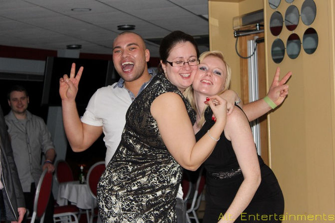 Vibrant dancers fill The Sky Bar at The Ramada, now a Holiday Inn, Cannock, captured by Alt. Entertainments, a Mobile DJ, Disco & Events Company.