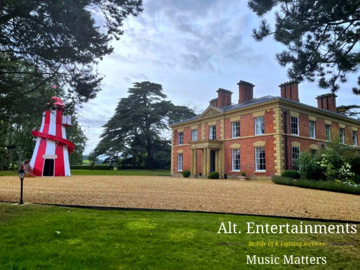 A Circus-Themed Wedding at Garthmyl Hall: A DJ's Perspective