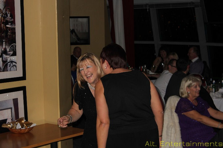 Enthusiastic dancers showcasing their moves at The Ramada Cannock (Now Holiday Inn), snapped by Alt. Entertainments mobile DJ, Disco & Events Company.