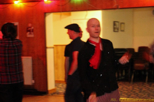 A lively crowd dances to indie music at Brewood Jubilee Hall, Staffordshire, guided by Alt. Entertainments Mobile DJ, Disco & Events.