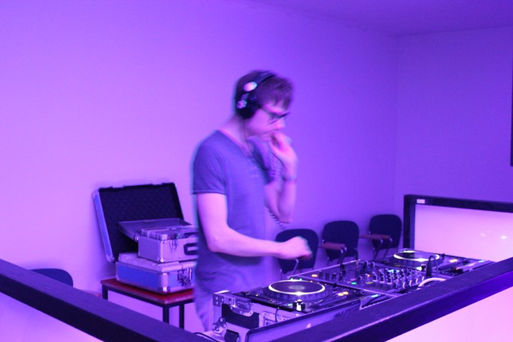 Mobile DJ Ian Bennett spinning music at Blymhill & Western Under Lizard Village Hall in Staffordshire, captured by Alt. Entertainments, a Mobile DJ, Disco & Events Company.