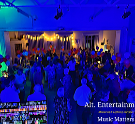 People Dancing at a 60t Birthday Party, at Woodhouse Eaves Villge Hall, Leicestershire. Photo Taken by Alt. Entertainments a Mobile DJ, Disco & Events Company.