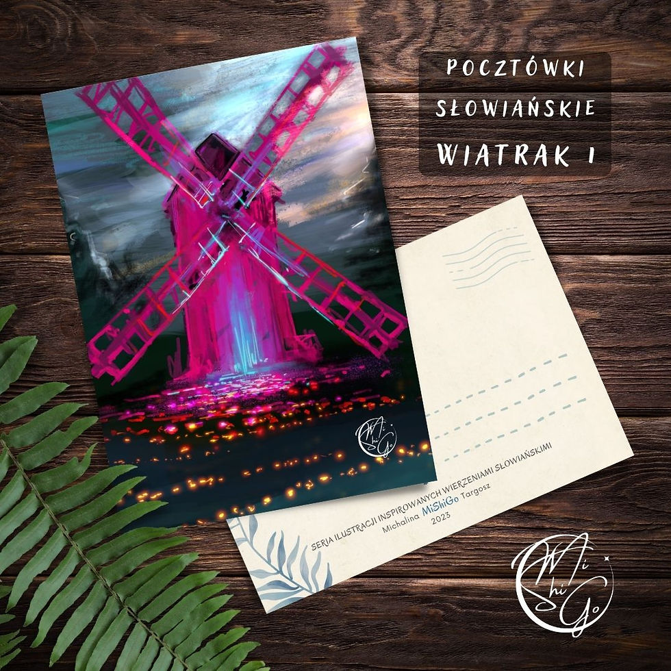 Pocztówka Wiatrak 1