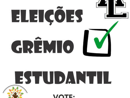 Chegou a hora da eleição do grêmio estudantil na nossa escola.