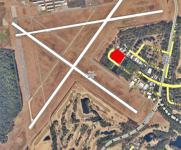 Project location marked in red