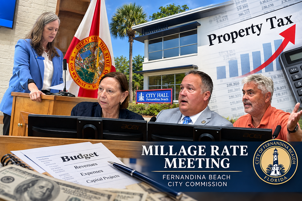 Paid Parking Is Gone. Fernandina Beach Turns to Property Taxes to Shore Up Budget