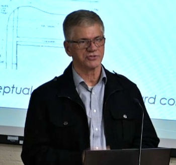 Local architect Mike Staufer has submitted two concepts to the city