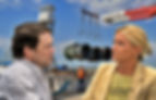 Commissioner Hill (right) questioned whether the port operator could overcome 2026 decline in business.