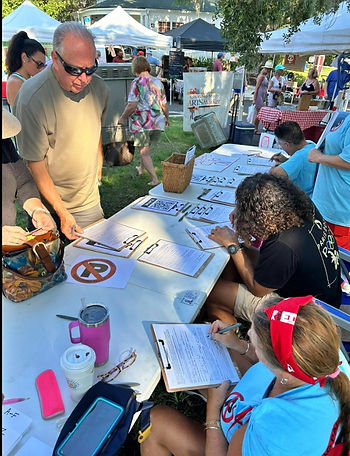 About 400 petition signatures were collected Saturday