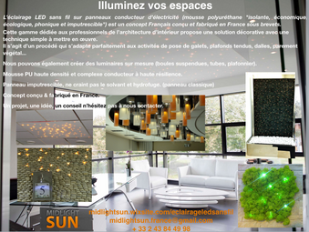 Illuminez votre espace avec le concept modulable éclairage LEDs sans fil