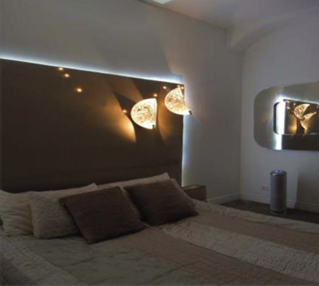 Tête de lit lumineuse