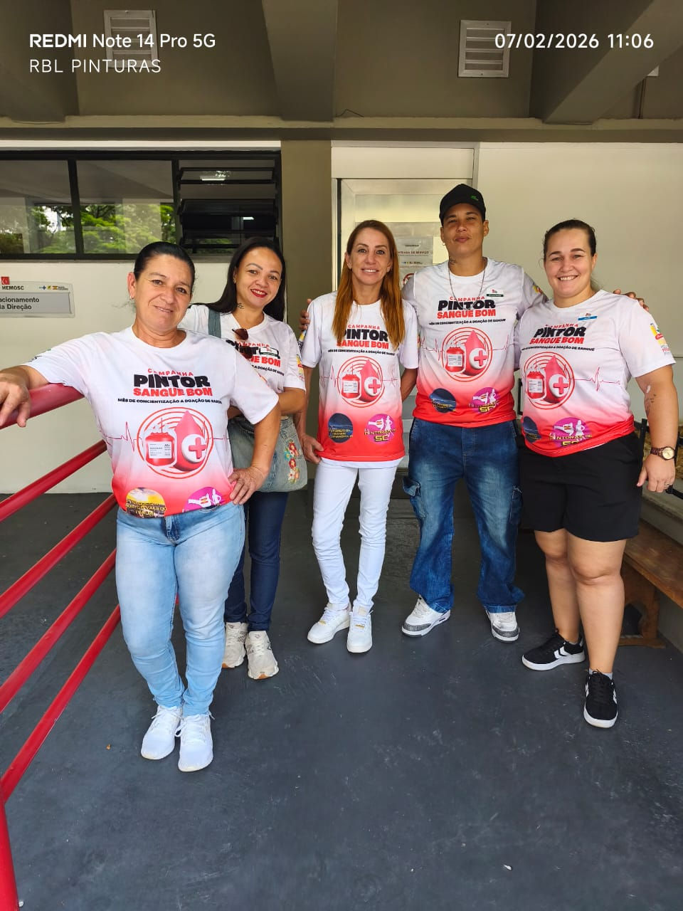 Ação Social - Pintor Sangue Bom
