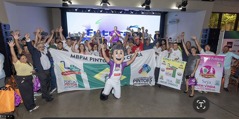 Evento Realizado no Recife Reúne Profissionais de Vários Estados: do Nordeste : 2ª Festa do Pintor Nordeste Revista Show do Pintor