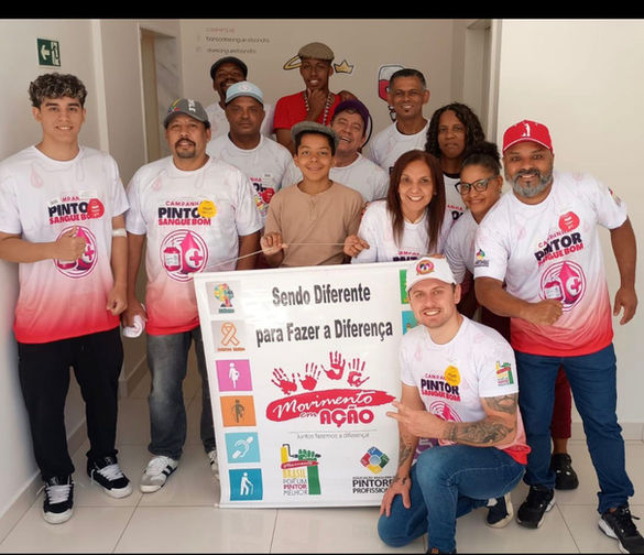 Ação Social - Pintor sangue Bom