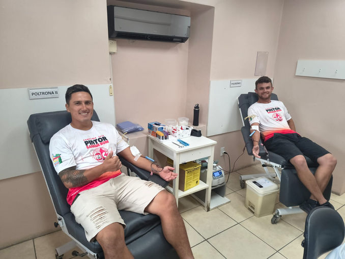 Ação Social - Pintor Sangue Bom