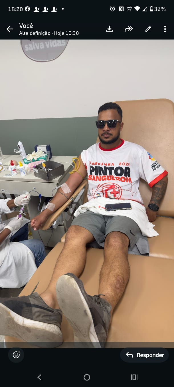 Ação Social - Pintor sangue Bom