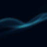 Abstract quantum particle wave lines flowing horizontally over a dark navy background, tea