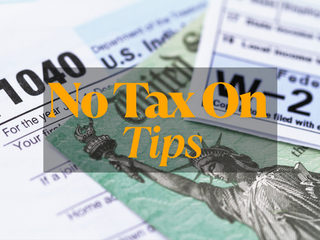 No Tax on Tips
