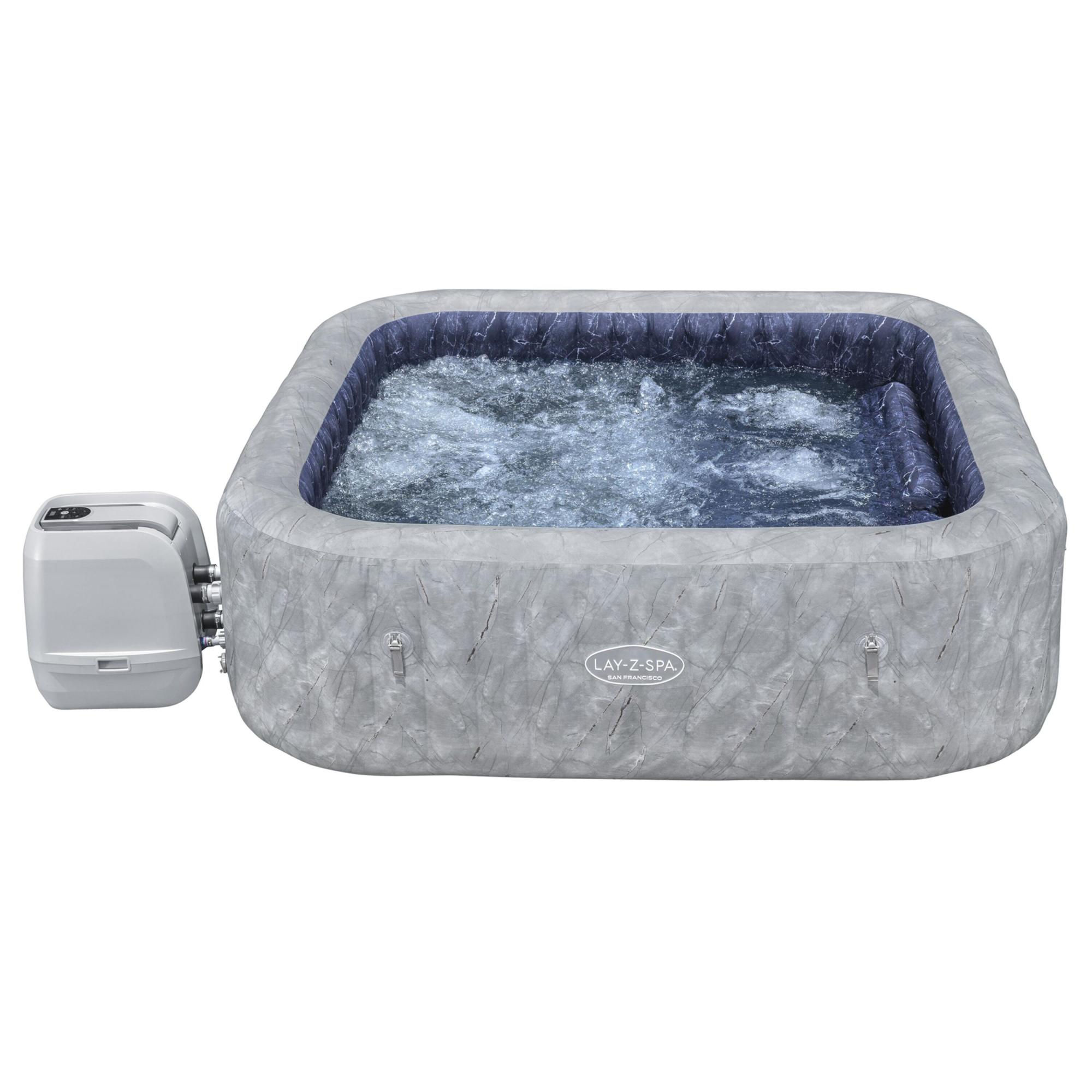 Idromassaggio Bestway gonfiabile Lay-Z-Spa San Francisco HydroJet 5-7 persone