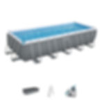 Miniatura: Piscina Bestway Steel Pro Max 640x274x132 cm grigio scuro completa di accessori