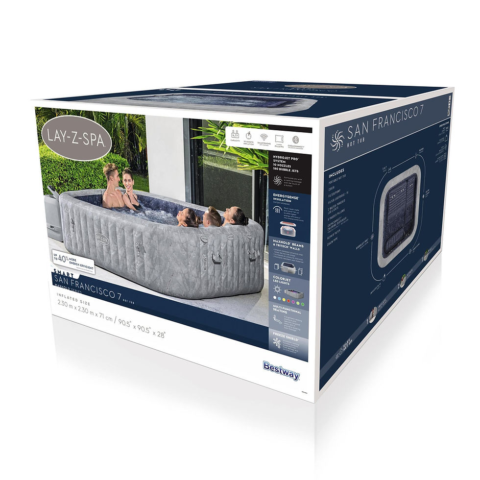 Miniatura: Idromassaggio Bestway gonfiabile Lay-Z-Spa San Francisco HydroJet 5-7 persone