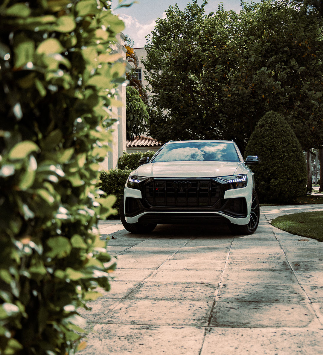 Audi SQ8 front shot in palm beach