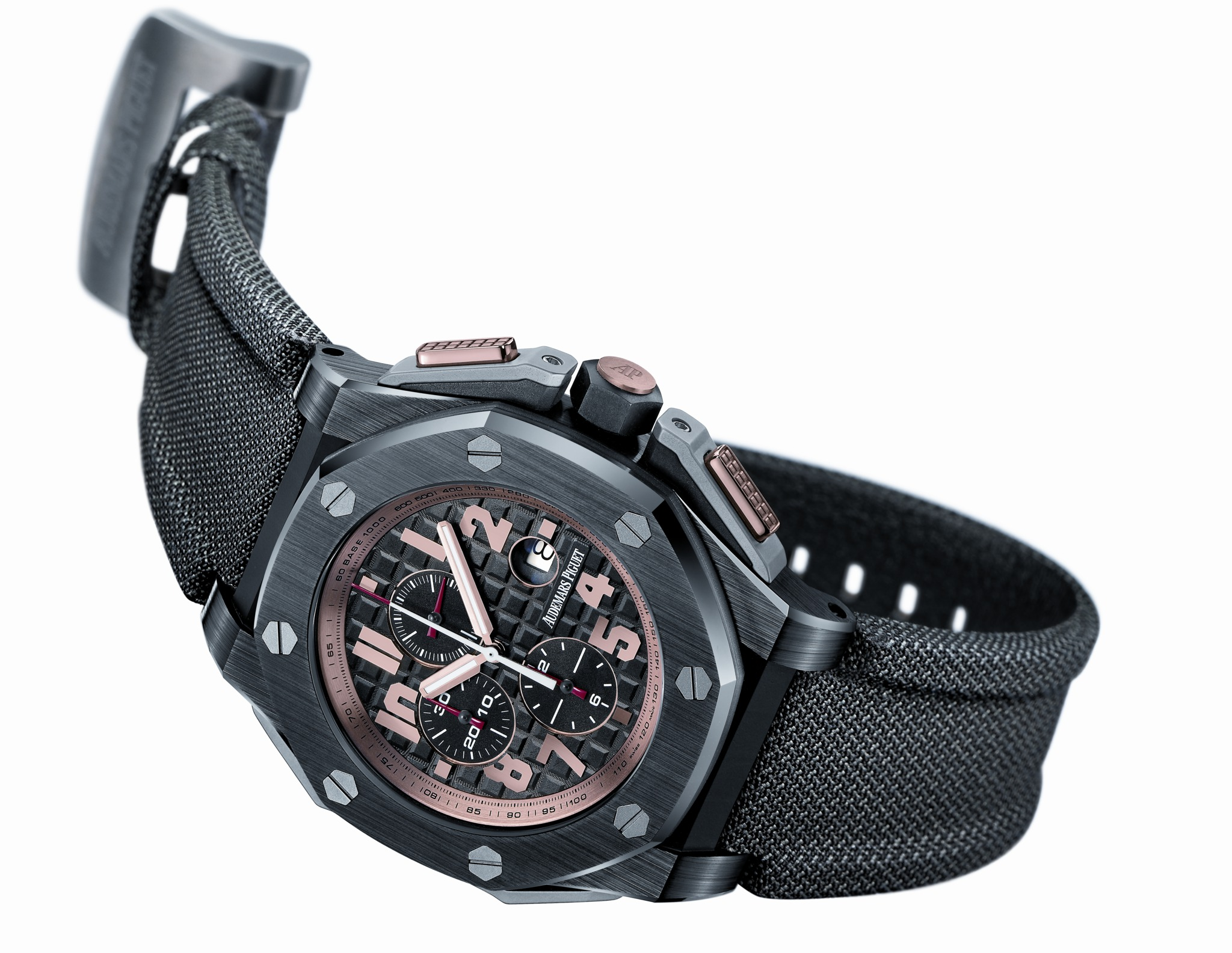 Audemars Piguet Royal Oak Offshore Arnold Schwarzenegger The Legacy Black Ceramic watch REF: 26378IO.OO.A001KE.01 content media