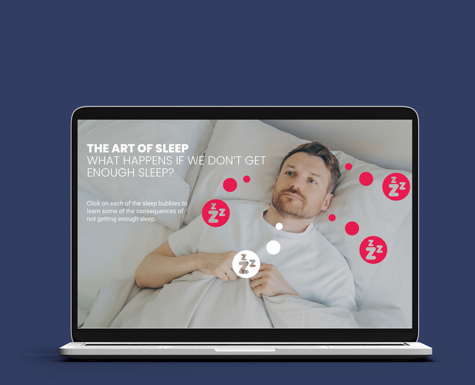 A laptop showing a screenshot from the Help For Heroes course.